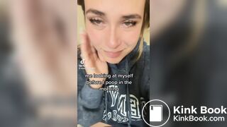 Hot BBW toilet selfie