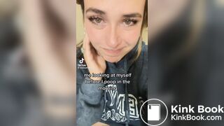 Hot BBW toilet selfie