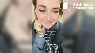 Hot BBW toilet selfie