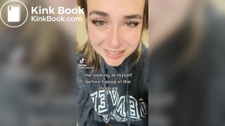 Hot BBW toilet selfie