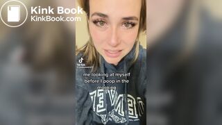 Hot BBW toilet selfie