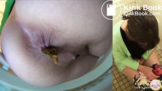 Cute japanese girl pooping 6