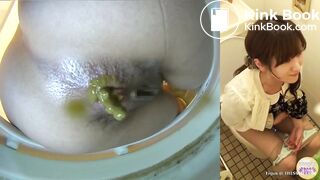 Cute japanese girl pooping 6