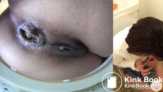 Cute japanese girl pooping 6