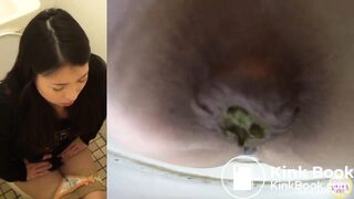 Cute japanese girl pooping 6