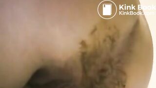 Girl pooping on toilet - video 272