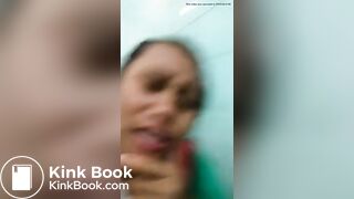 Asian Girl Talk When She Is Pooping