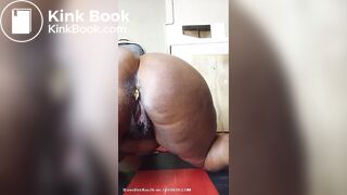 Ebony Big Spread For Lil Shit