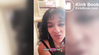 Hispanic BBW poop toilet selfie