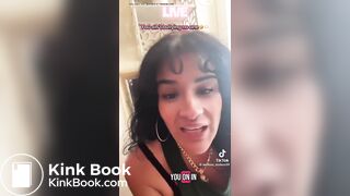 Hispanic BBW poop toilet selfie