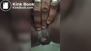 Black Ebony lil bit of pee,cream,prolapse,scat (8/1/25)