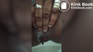 Black Ebony lil bit of pee,cream,prolapse,scat (8/1/25)
