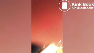 Gothic girl poop toilet selfie