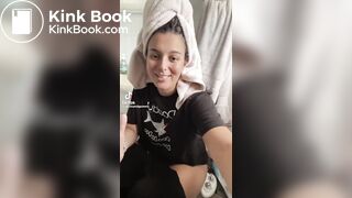 Morning poop toilet selfie