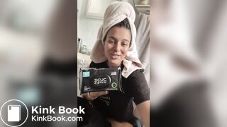 Morning poop toilet selfie