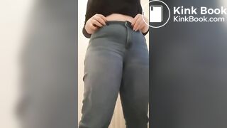 Girl pooping on toilet - video 180