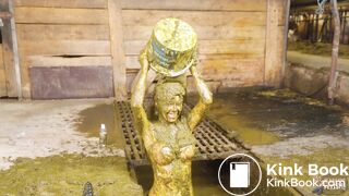 Kyra Sex First Experience In Cowshit