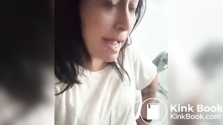 Girl Show Her Morning Poo