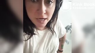 Girl Show Her Morning Poo