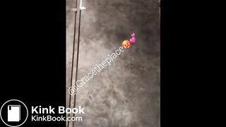 Black girl diarrhea in toilet - video 2