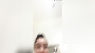 Chubby redbone pushes out multicolor dookie at work