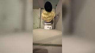 Blonde shitting diarrhea - video 2
