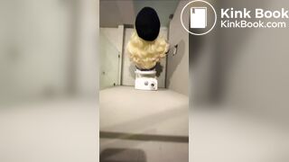 Blonde shitting diarrhea - video 2