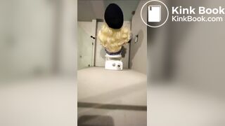 Blonde shitting diarrhea - video 2