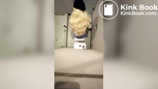 Blonde shitting diarrhea - video 2