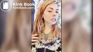 Girl pooping on toilet - video 245