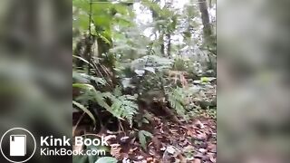 Pooping in the mountain