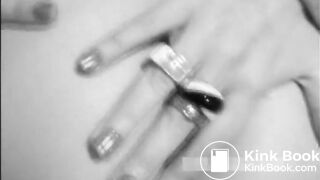 Panty pooping black and white