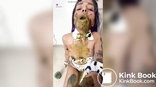 SR drinking a shit cocktail