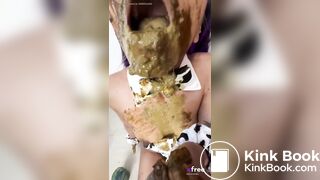 SR drinking a shit cocktail