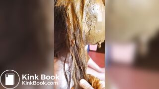 Part 1 Hair scat and eat it Japanese girl