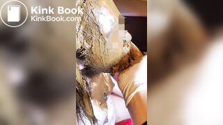 Part 1 Hair scat and eat it Japanese girl