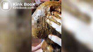 Part 1 Hair scat and eat it Japanese girl