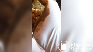 Part 1 Hair scat and eat it Japanese girl