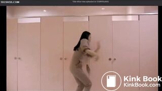 Filipina girl has to poop in toilet