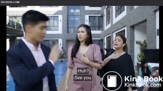 Filipina girl has to poop in toilet