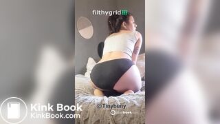 Tiny panty poop