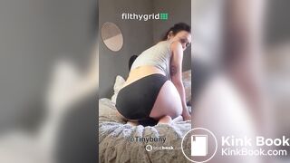 Tiny panty poop