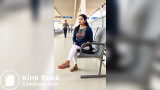 AI white leggings diarrhea