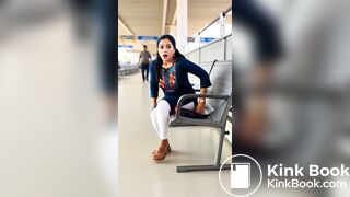 AI white leggings diarrhea