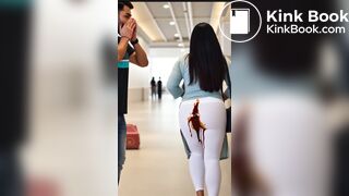 AI white leggings diarrhea