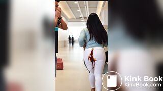 AI white leggings diarrhea