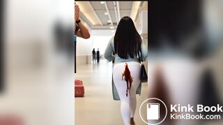 AI white leggings diarrhea