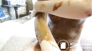 Part 1 scat body and throat japanese girl