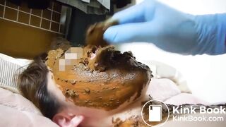 Part 3 Japanese girl Eat scat and lick anal