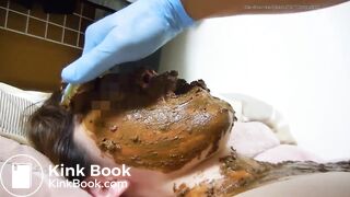 Part 3 Japanese girl Eat scat and lick anal